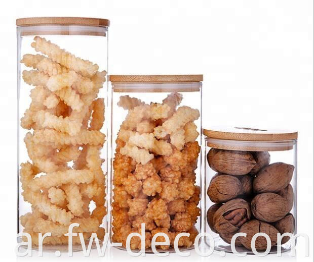 clear storage jar